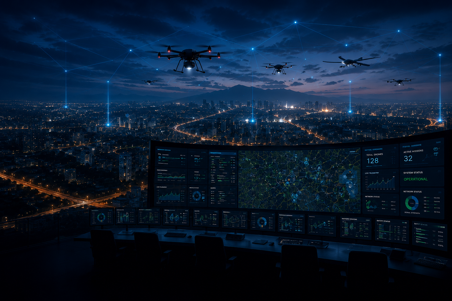FDAD Autonomous Drone Network